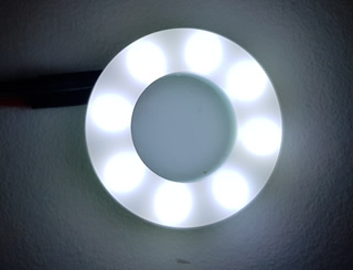 3pdt Footswitch LED Ring - White - Click Image to Close